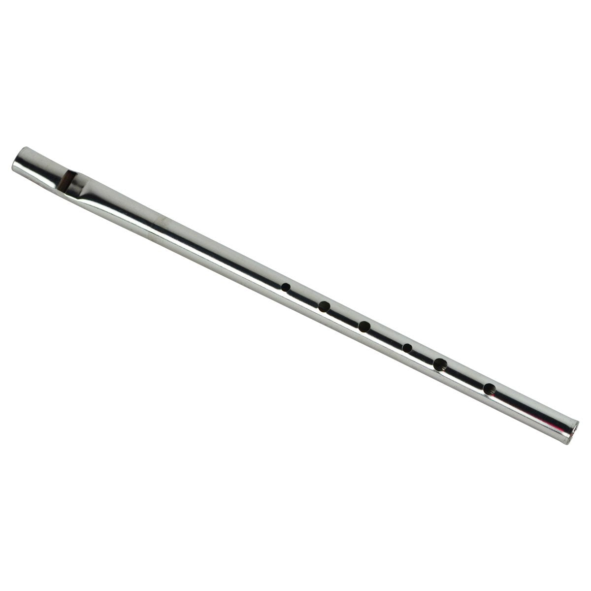 Nickel Plated Tin Penny 6 Six Hole Generation Whistle Folk Or Irish Flute