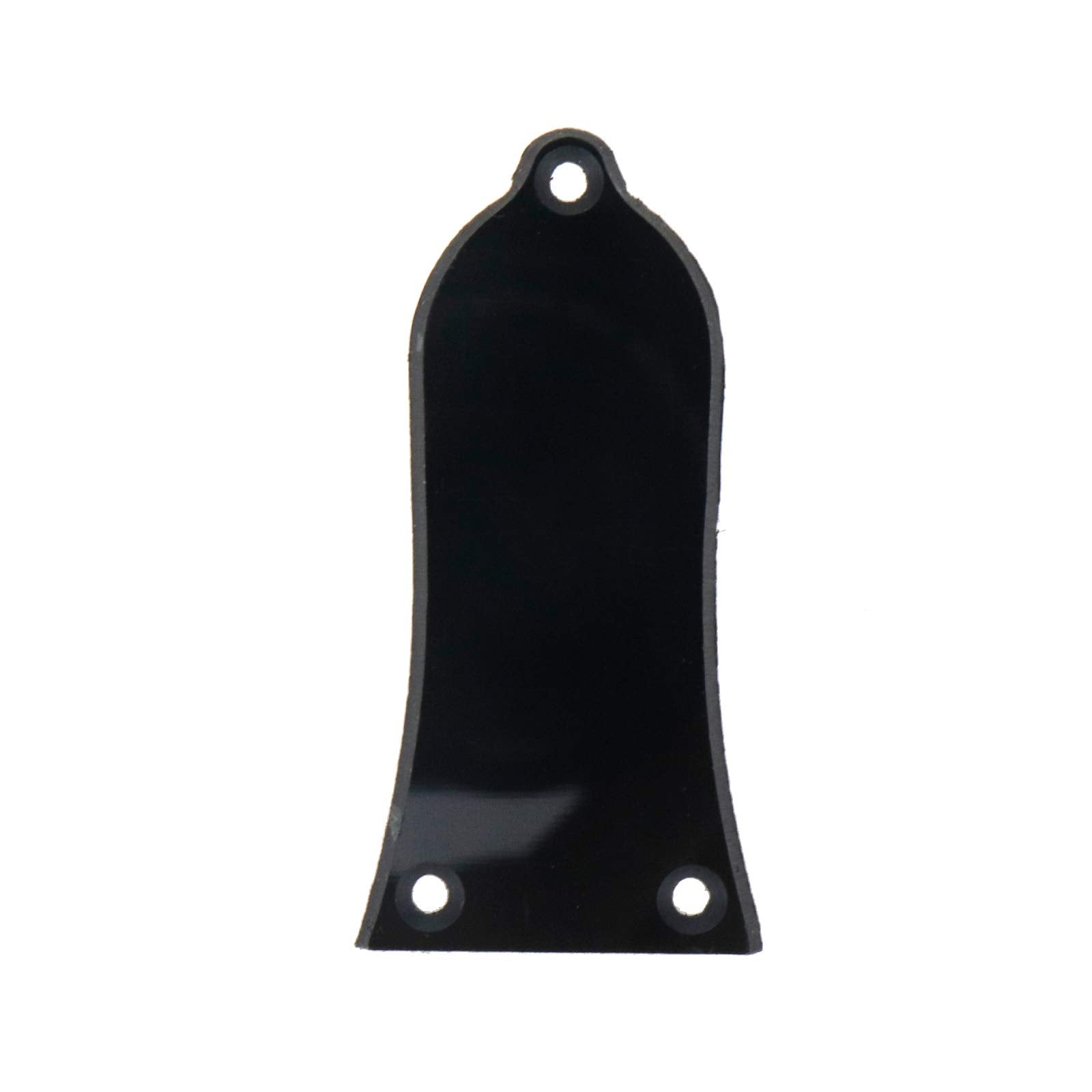 Farboat 6Pcs Truss Rod Cover 2-Ply Blank Bell Shape Pvc For Electric Gutiar With Screws