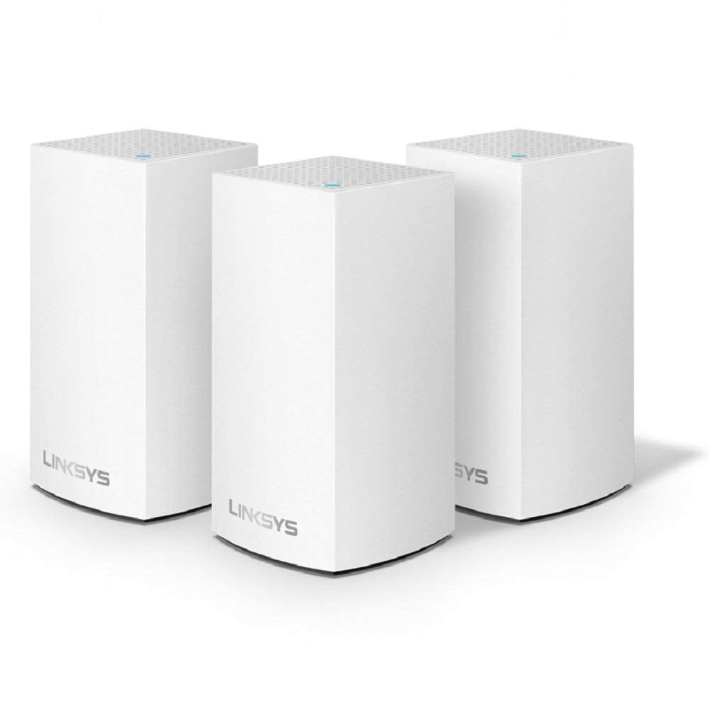 Linksys Velop Mesh Home Wifi System, 4,500 Sq. Ft Coverage, 30+ Devices, Speeds Up To (Ac1300) 1.3Gbps   Whw0103