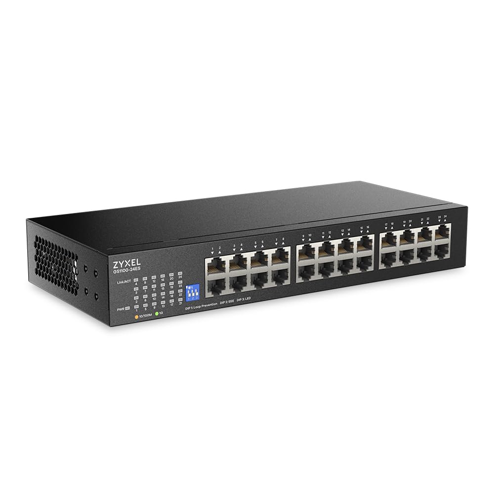 Gs1100-24Es - 24 Port Gbe Unmanaged Switch Switchable