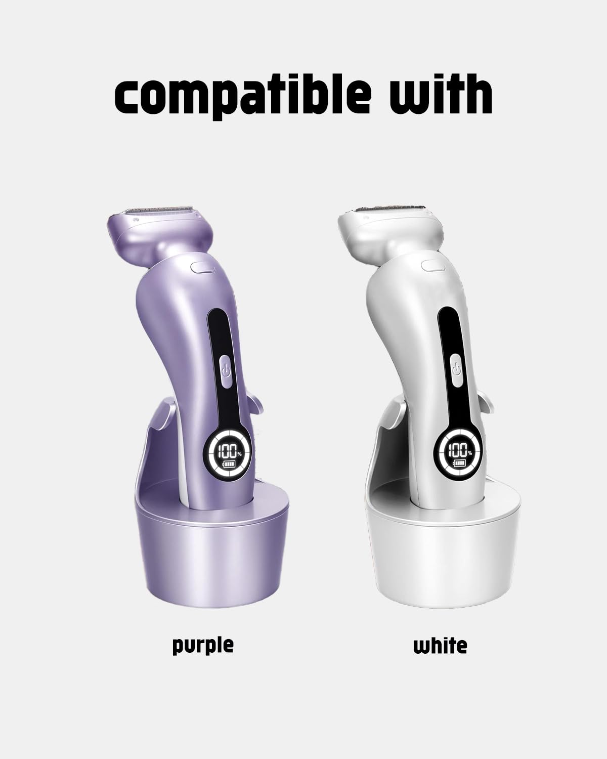 Uijino 5V Charger Compatible With Krovena Women Electric Shaver, Usb Charging Cable For Waterproof Razor, 1 Cleaning Brush, 3.3F