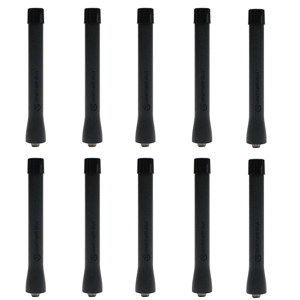 Bvmag Uhf 470 520Mhz Stubby Antenna For Xts5000 Xts3000 Xts2500 Xts1500 Ht1000 Jt1000 Mts2000 Walkie Talkie Two Way Radio 10Pack