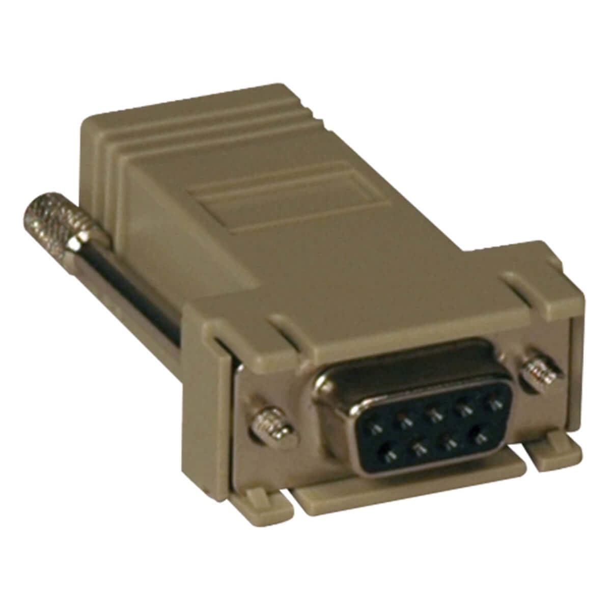 TRIPP LITE Modular Serial Adapter  Cisco RJ45 F to DB9 M  Straight (B090A9M)