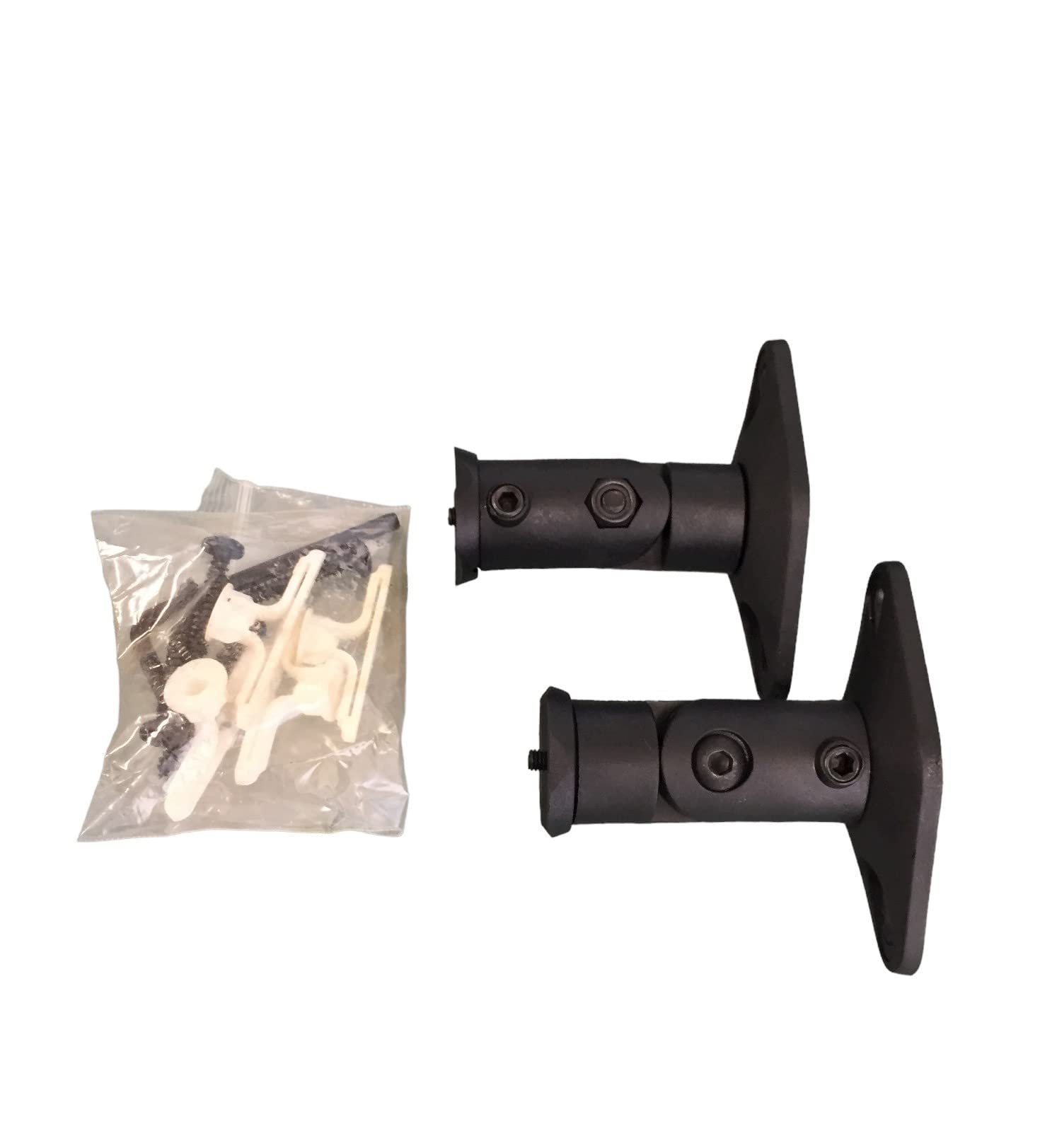 Usav Wall Mount Brackets Black (Pair) For Bose Lifestyle 18/28/38 Satellite Speaker