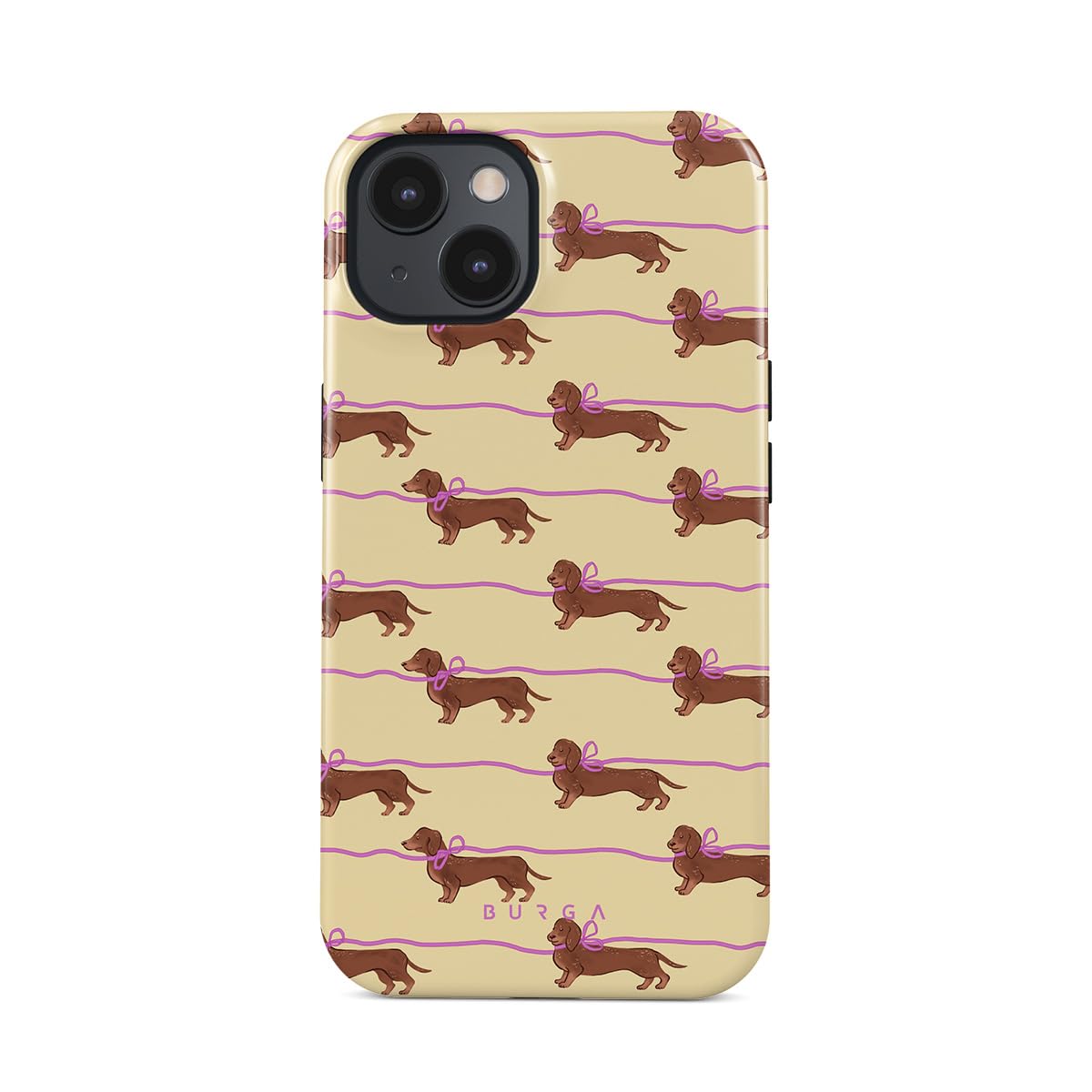 BURGA Unisex Phone Case for iPhone 14 - Dual-Layer Hybrid Design with Shock-Absorbing TPU & Durable Exterior, Scratch-Resistant 