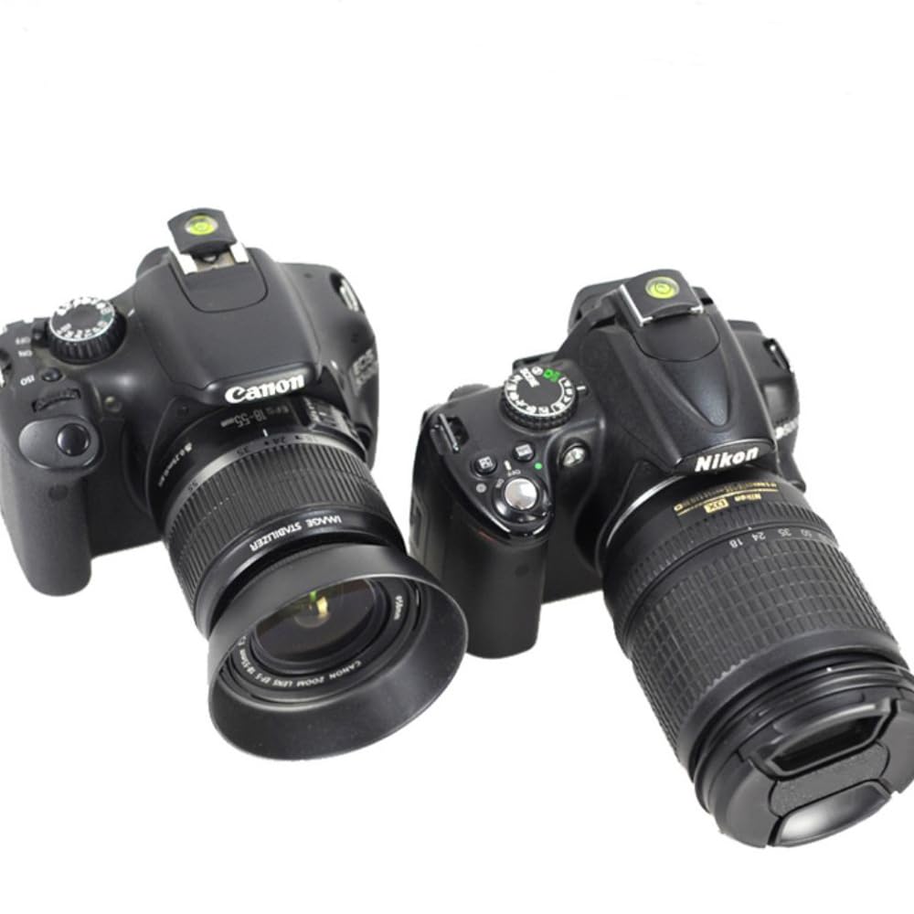 Zostland Practical Slr Camera Hot Shoe Boot Cover Cap, Bubble Level Shoe Protector,Compatible With Sony Fuji Canon Nikon Pentax