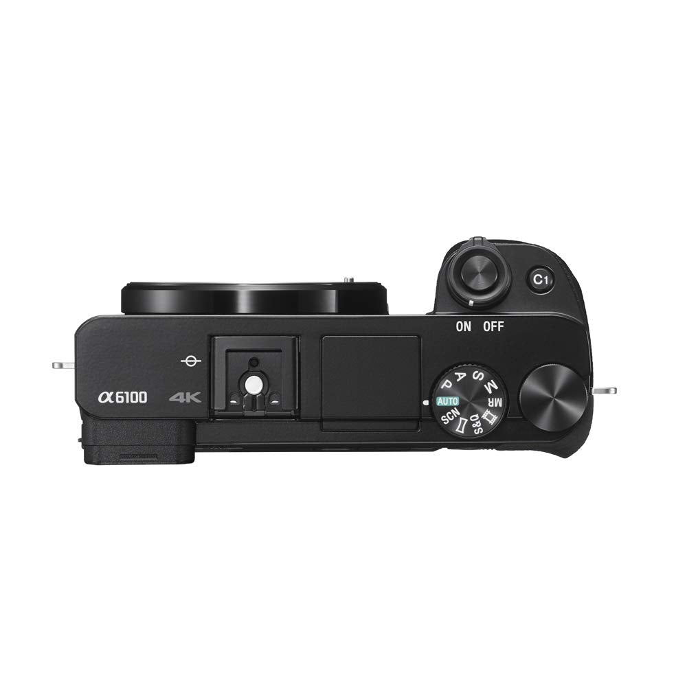Sony A6100 Mirrorless Camera | Official Sony Usa Partner Model | 4K Aps-C Body Only Interchangeable Lens Camera Ilce-6100B With
