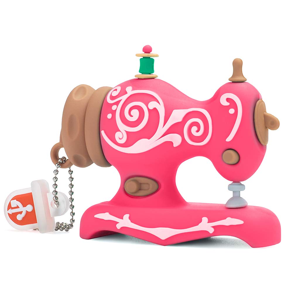 Cute Usb Flash Drive 64Gb, Leizhan Embroidery Sewing Machine Shape Memory Stick Thumb Drive Data Storage Pendrive Jump Drive Usb Stick, Pink