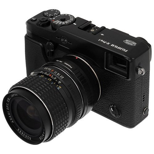 Fotodiox Lens Mount Adapter - Compatible With Pentax K Mount (Pk) Slr Lens On Fuji X-Mount Cameras