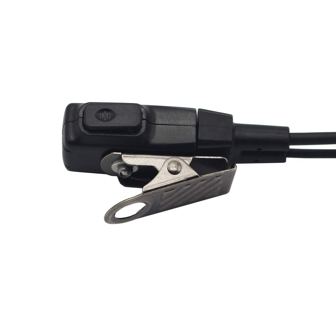 Goodqbuy D Shape Clip Ear Headset Earpiece Ptt With Mic Is Compatible With Motorola Two Way Radio Cls1410 Rmm2050 Gp300 Cp200 Pr400 Cls1110 (5 Pcs)