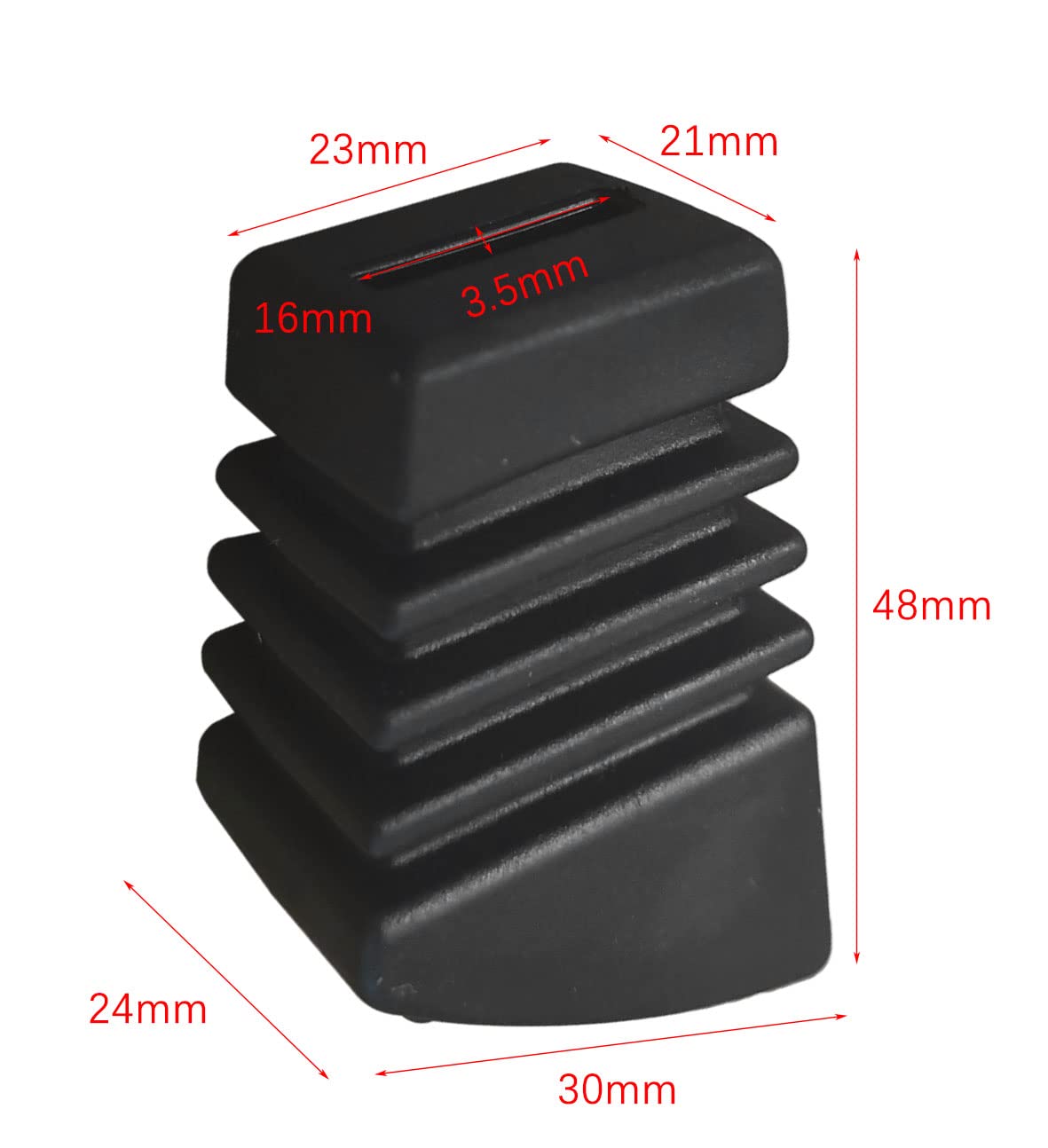 Tuoren 3/Pack Drum Kit Rubber Feet Rack Stand Rubber Feet Drum Leg Protectors For Percussion Parts (Small - C)