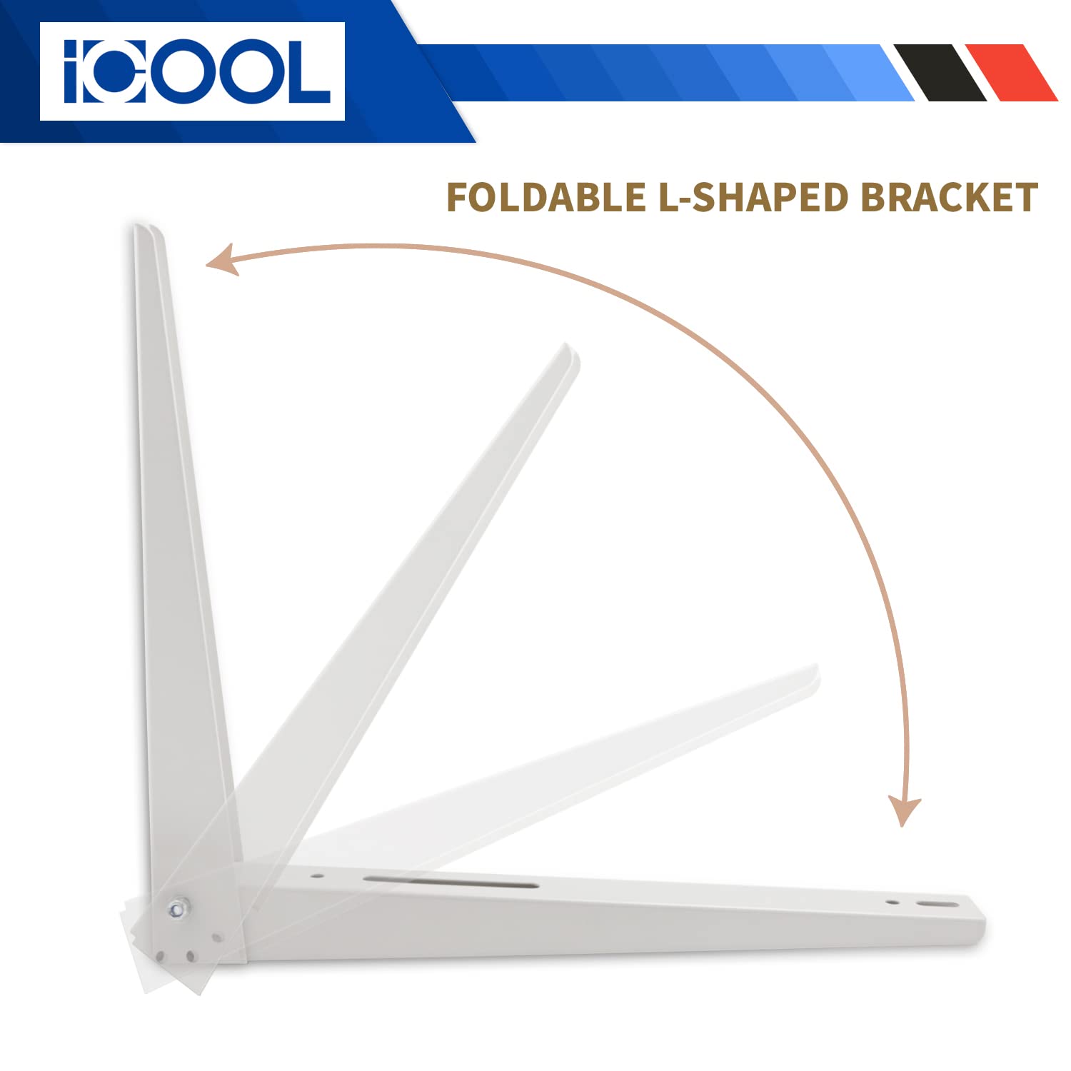 Icool Mini Split Wall Mounting Bracket For 9000 36000 Btu Universal Ductless Air Conditioners, Heat Pumps, Compressors & Hvac Sy
