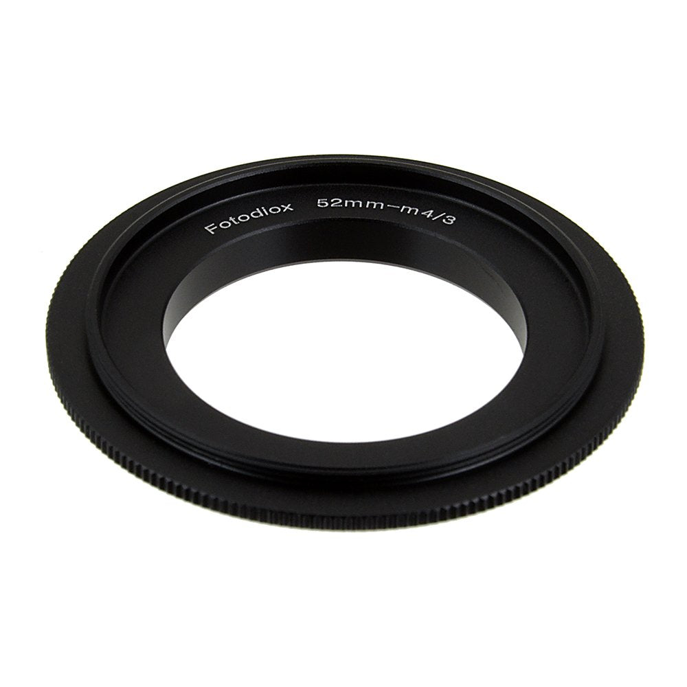 Fotodiox 52Mm Filter Thread Macro Reverse Mount Adapter Ring For Micro Four Thirds Cameras