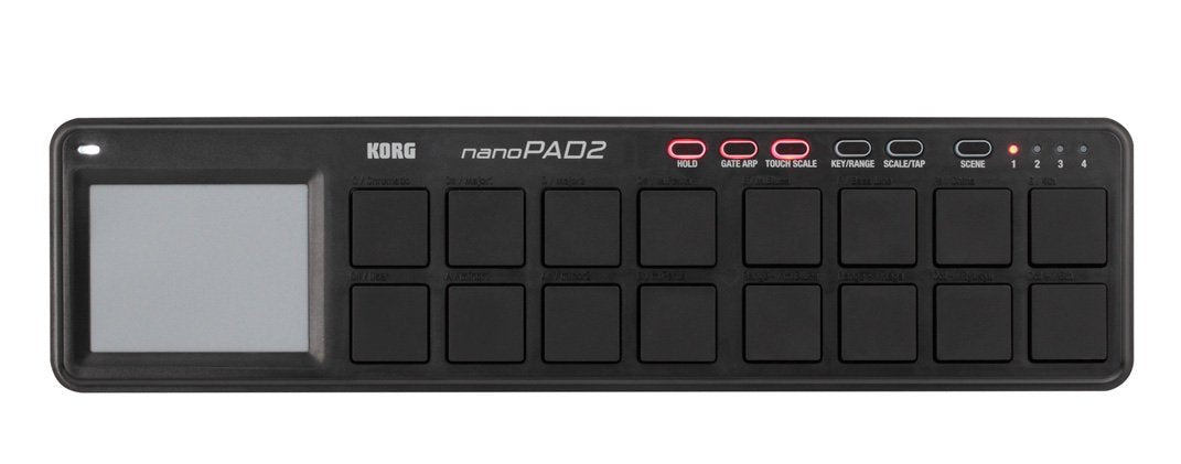 Korg Nanopad2 Slim Line Usb Midi Pads   Black
