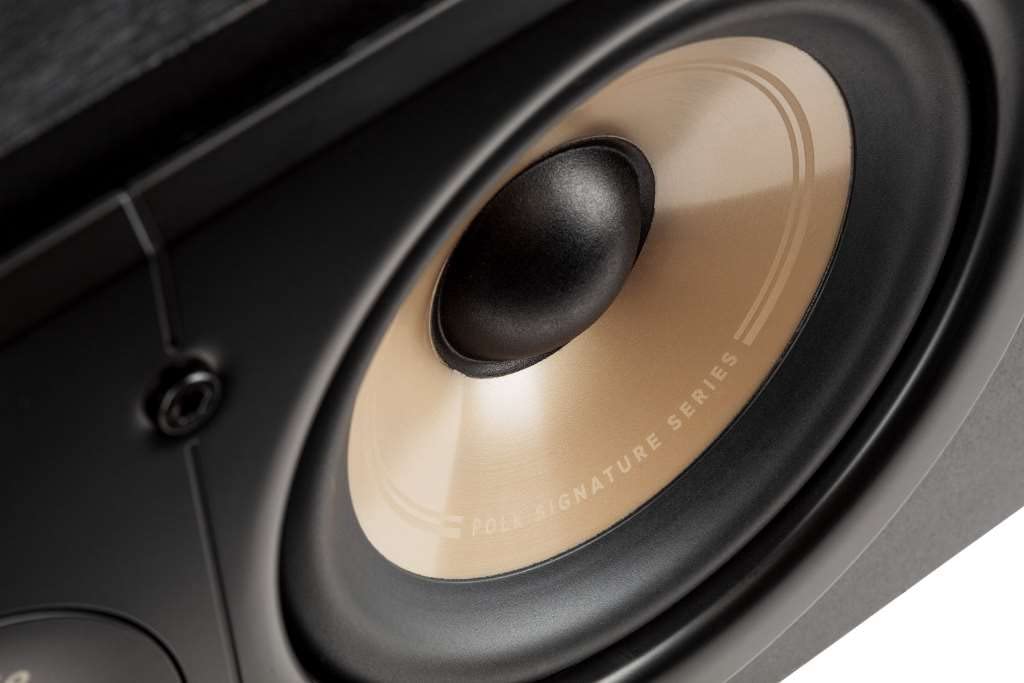 Polk Signature Elite Es30 Center Channel Speaker   Hi Res Audio Certified, Dolby Atmos & Dts:X Compatible, 1'' Tweeter & Two 5.2