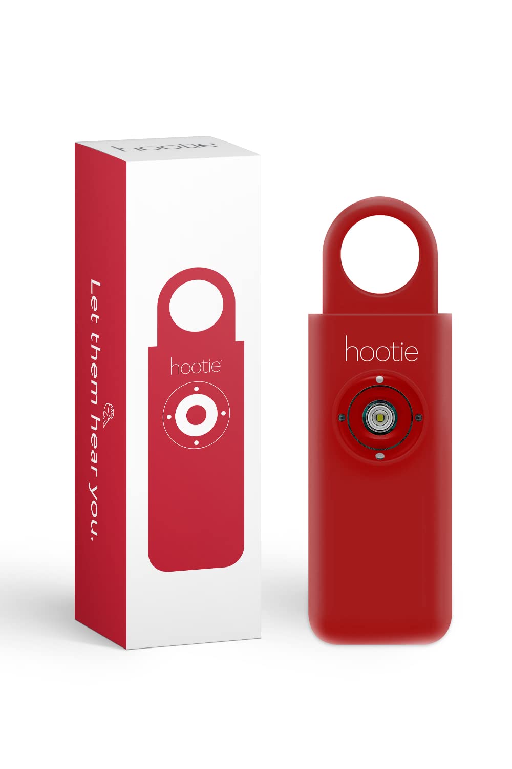 Hootie Personal Keychain Alarm For Women, Men, And Kids Protection   Hand Held Safety Siren For Self Defense And Emergency, Loud