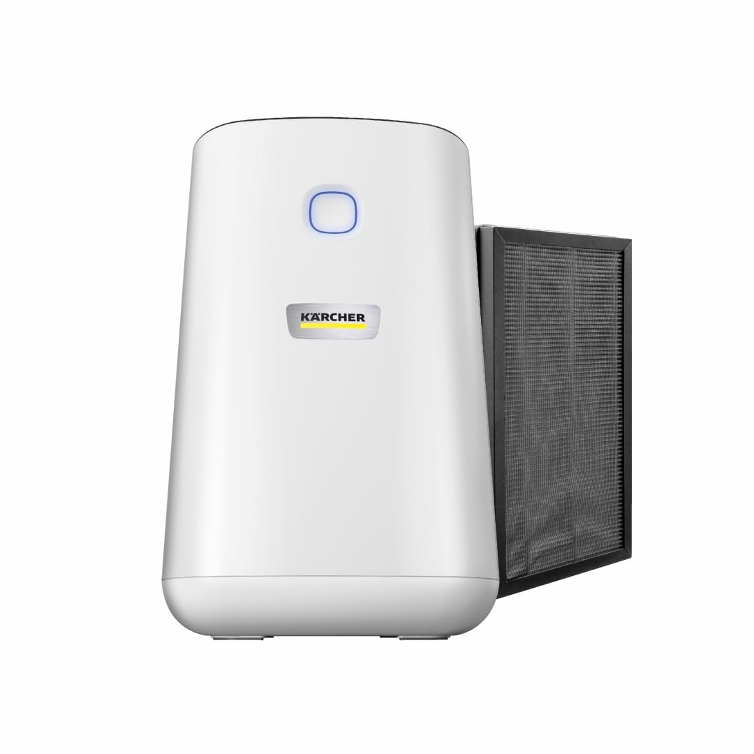 Krcher Af20 Air Purifier For Home,Dual H13 Hepa & Activated Carbon Filters,Removes 99.99% Pathogens & Fine Dust,430 Sq. Ft Cover