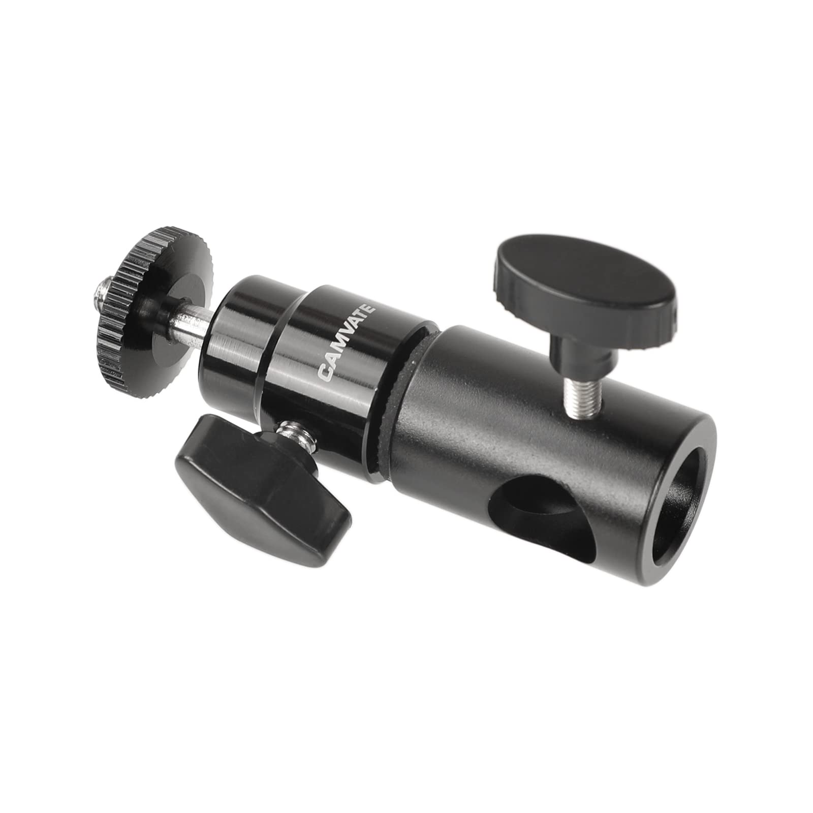 Camvate Light Stand Mount Articulated 1/4-20 Mini Ball Head For Monitor/Led Light - 1952