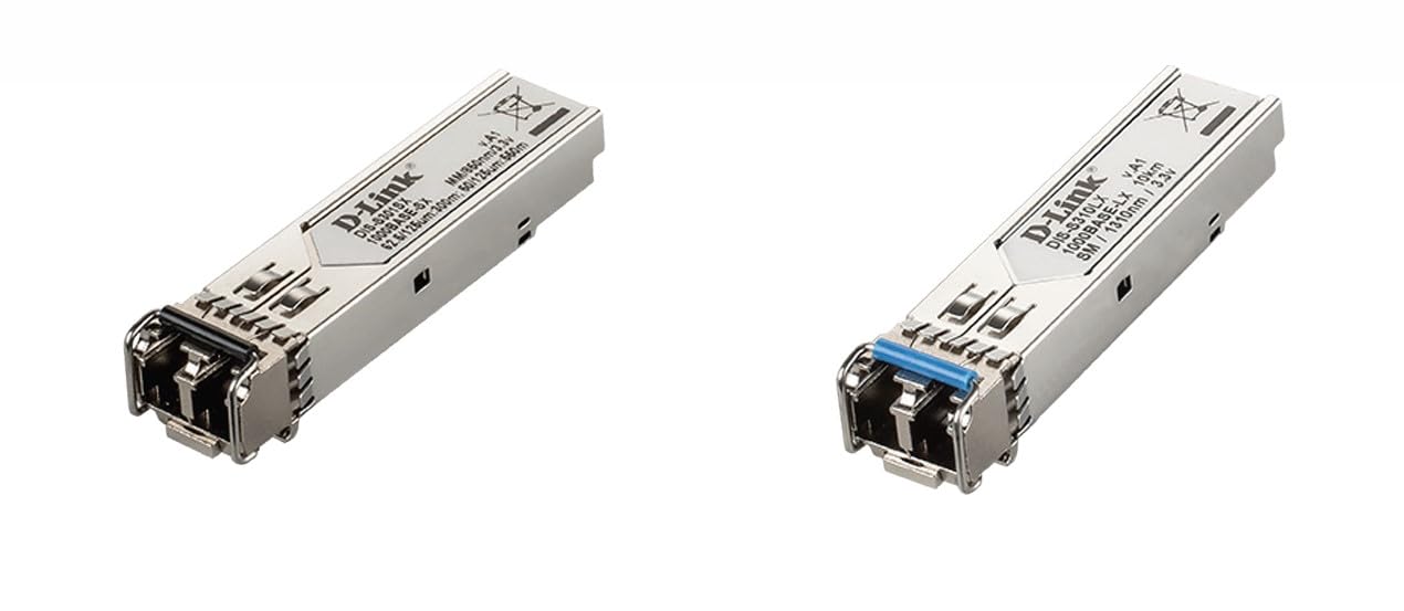 D-Link 1-Port Mini-Gbic Sfp To 1000Basesx Multi-Mode 550M Fiber Transceiver - (Dis-S301Sx)