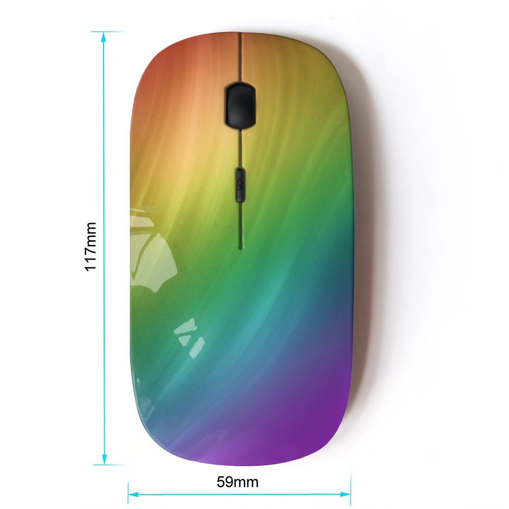Koolmouse [ Optical 2.4G Wireless Mouse [ Rainbow Swirl ]