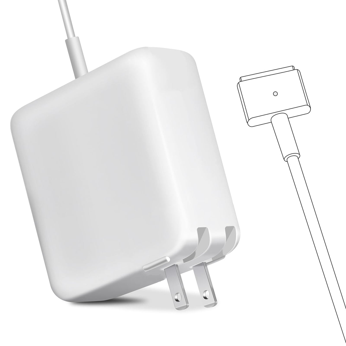 Mac Book Pro 85W Charger Replacement For Mac Pro 15 Inch 13 Inch 2012 2017 Retina Display Ac 85W 2 T Connector Power Adapter, La