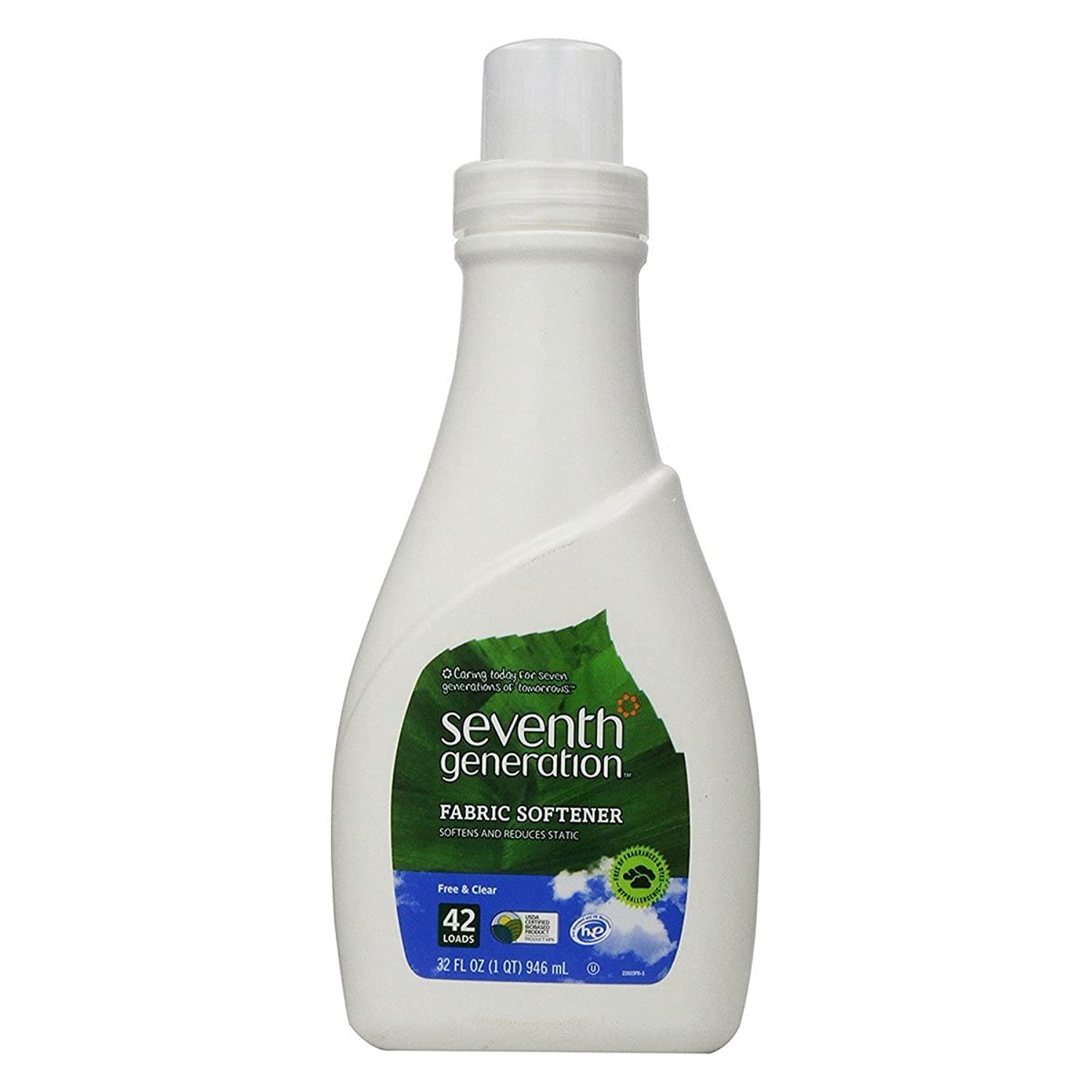 Natural Liquid Fabric Softener 32 Ounces (Case of 6)6