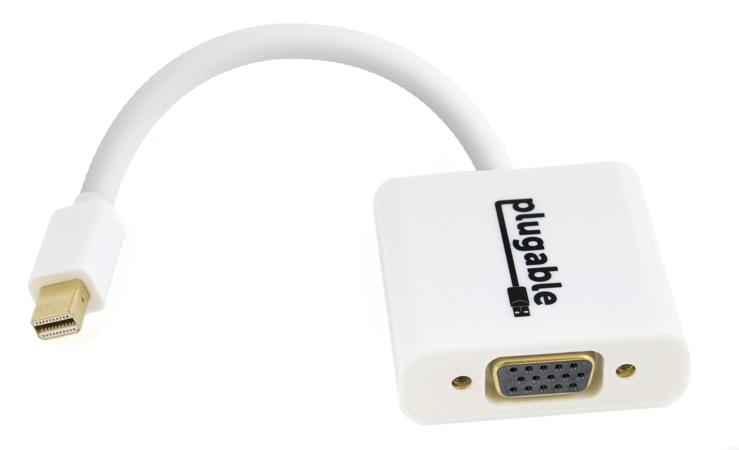 Plugable Mini Displayport (Thunderbolt 2) To Vga Adapter (Supports Mac, Windows,