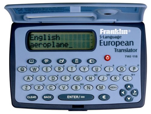 Franklin Twe 118 5 Language European Translator