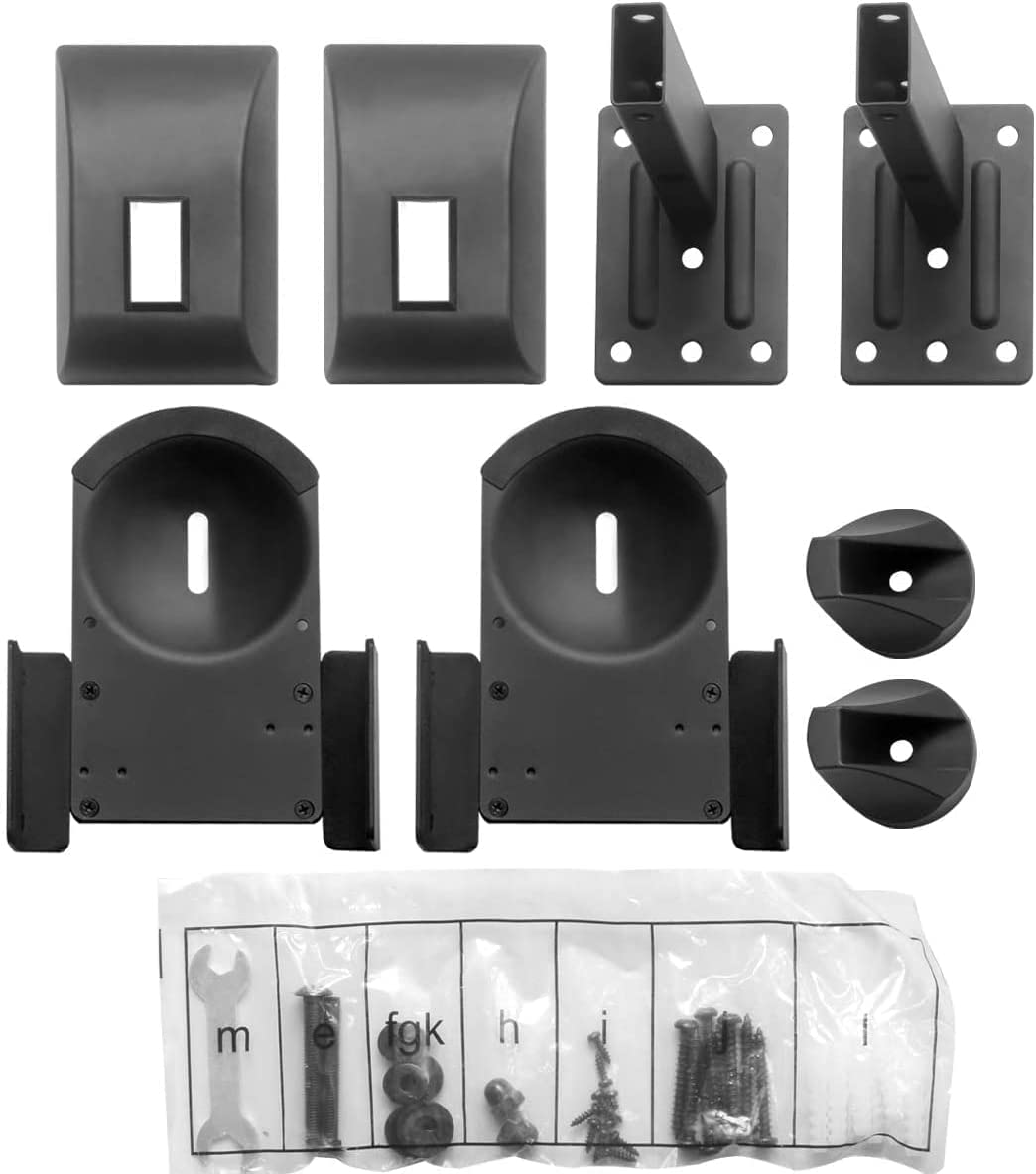 Suptek Speaker Wall Mounts, Dual Speaker Stands For Surround Sound Speakers, Universal Speaker Bracket, Tilt Swivel Speaker Shel