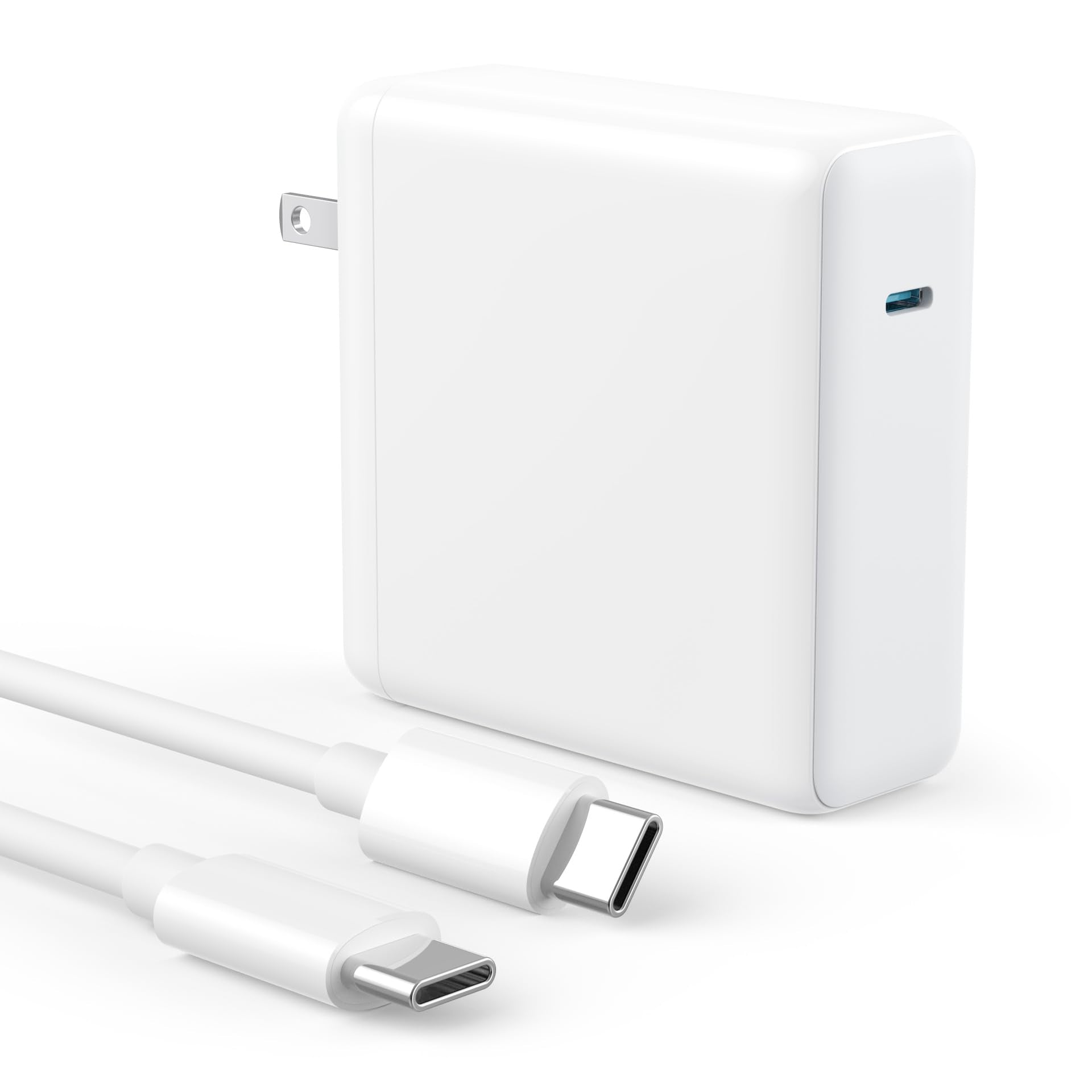MacBook Pro/Air Charger - 120W USB-C Fast Charger, Compact Laptop Charger Adapter Compatible with USB-C MacBooks, iPads, Samsung