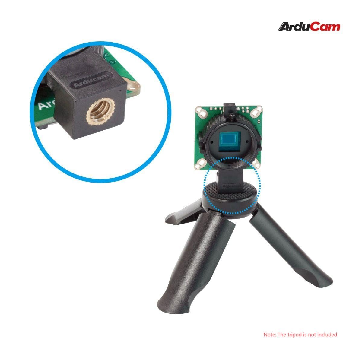 Arducam For Raspberry Pi Hq Camera, 12.3Mp Imx477 High Sensitivity Cmos Raspberry Pi 5 Camera, Comes With C Cs Adapter And Tripo