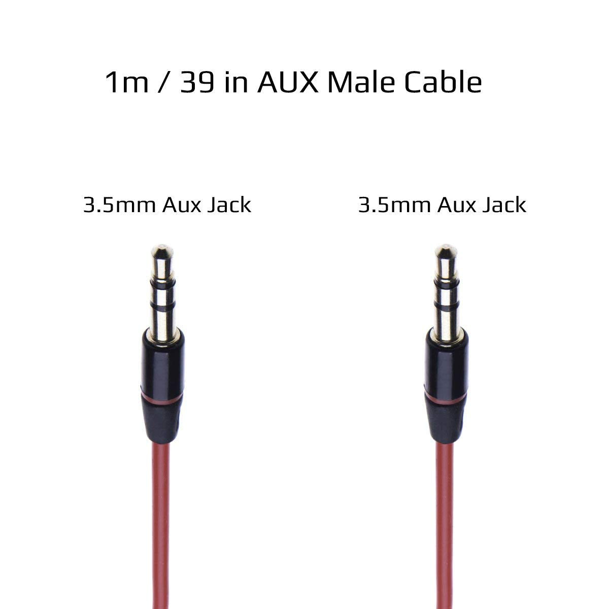 Keple Bmw Aux Input Mounting Kit Auxiliary Audio Cable Adapter With 3.5Mm Male Aux Cable 1M For Bmw (E46) 320I / 320Ci / 320Cic