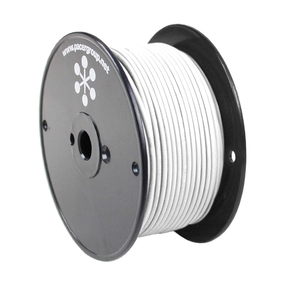 Pacer White 16 Awg Primary Wire - 250&#39;,WBHDWB0CVZLXK5Q