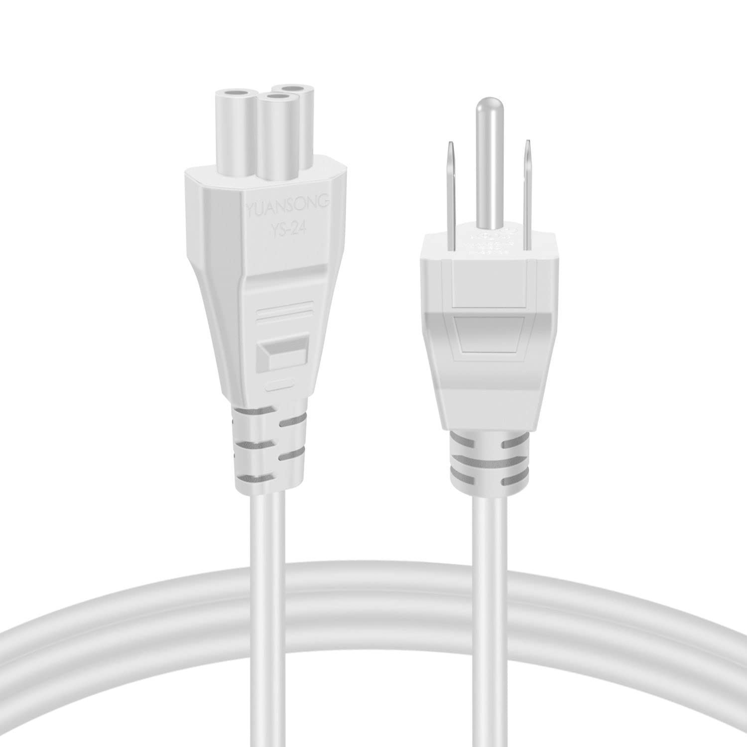 Tnp Universal Power Cord (6 Feet)   Iec320 C5 To Nema 5 15P 3 Prong Power Extension Cable Wire Connector Socket Plug Jack For La