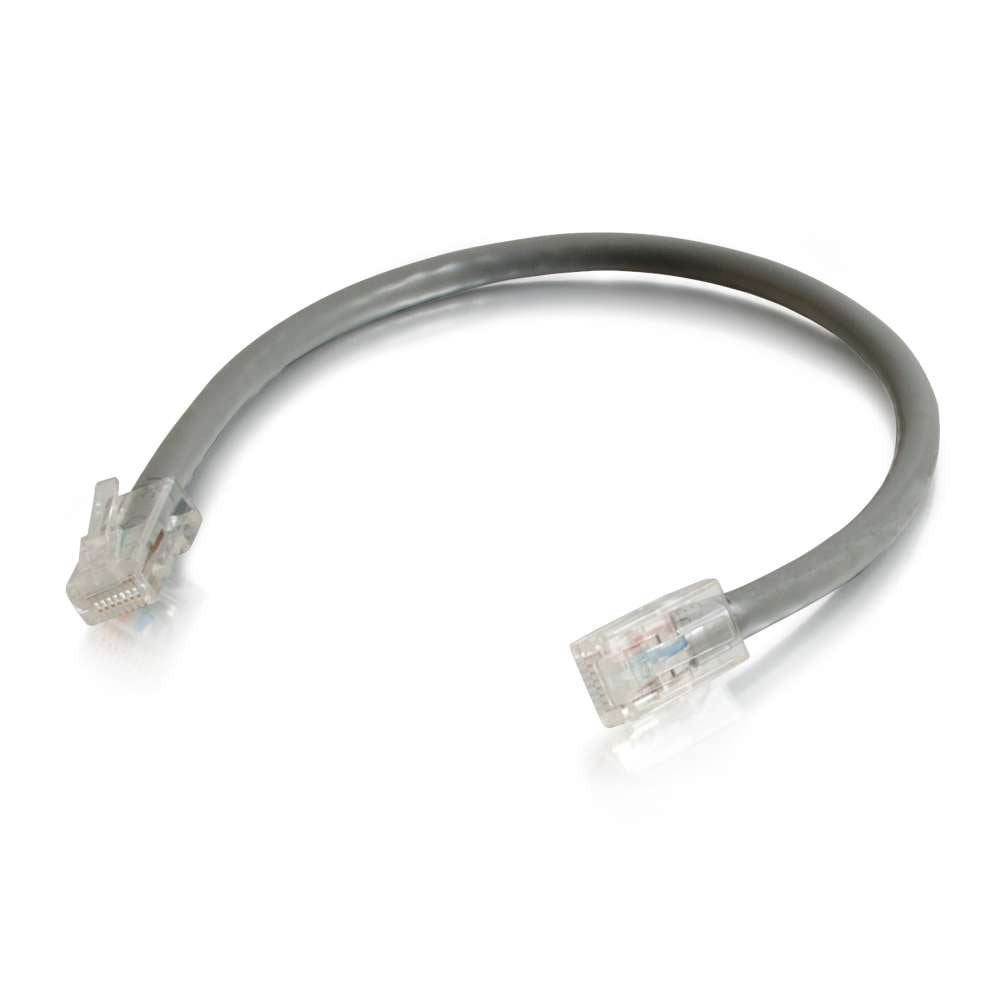 C2G 22010 Cat5E Cable   Non Booted Unshielded Ethernet Network Patch Cable, Gray (15 Feet, 4.57 Meters)