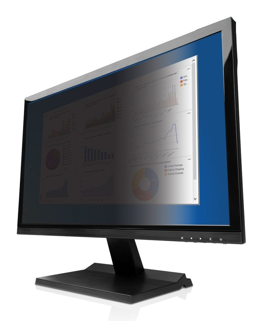 V7 Ps19.0Sa2-2N 19 Privacy Filter (5:4, 14.84 X 11.89 In / 37.69 X 30.20 Cm, Cleaning Cloth, Mounting Straps) Matt/Glossy