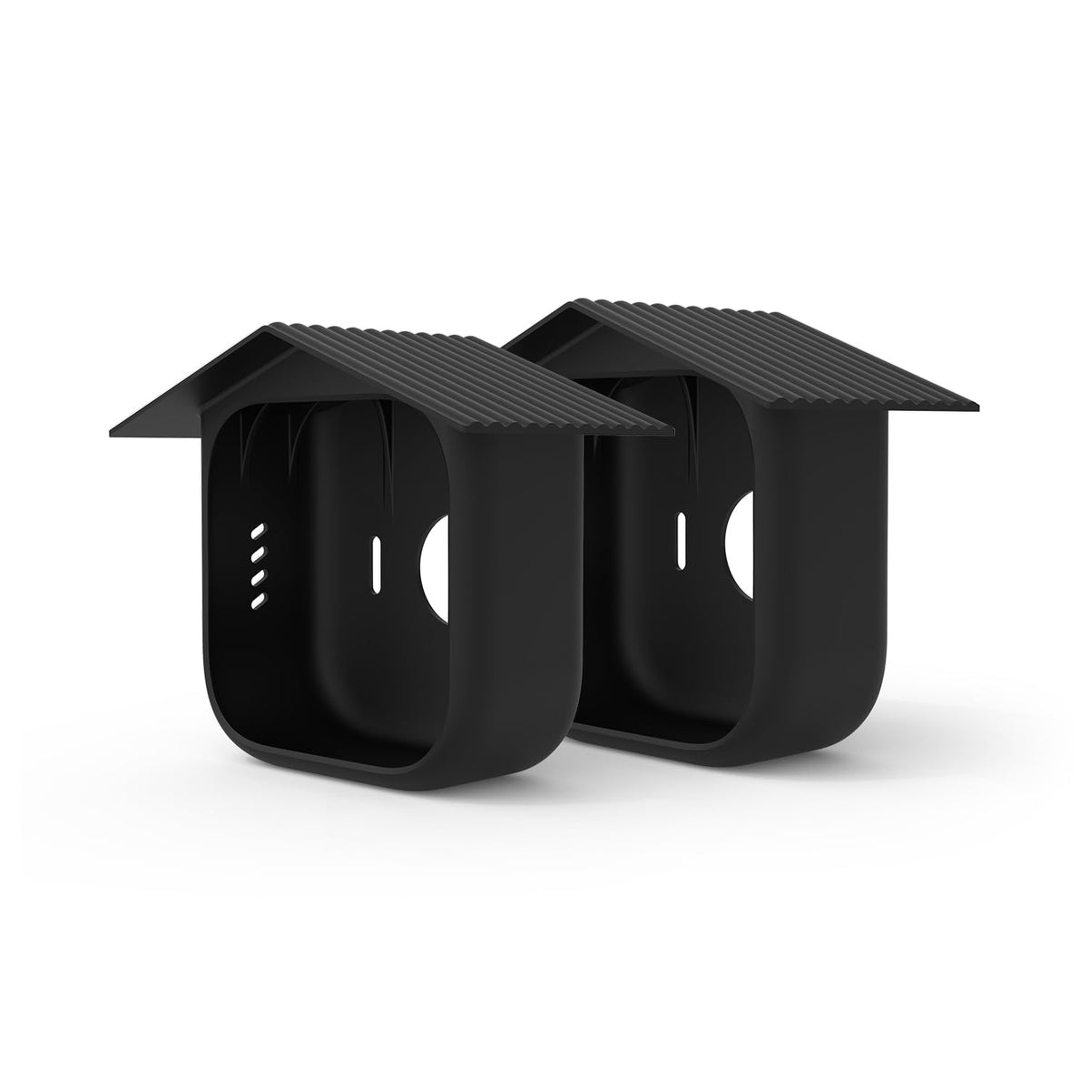 Holicfun Silicone Skin For Blink Outdoor 4 Smart Security Camera   Black, 2 Pack