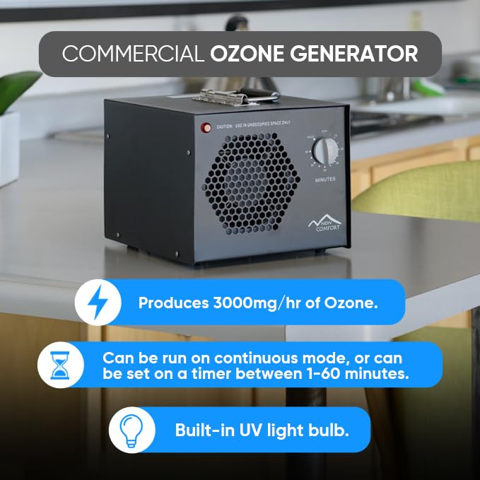 Commercial Air Purifier Cleaner Ozone Generator By New Comfort
