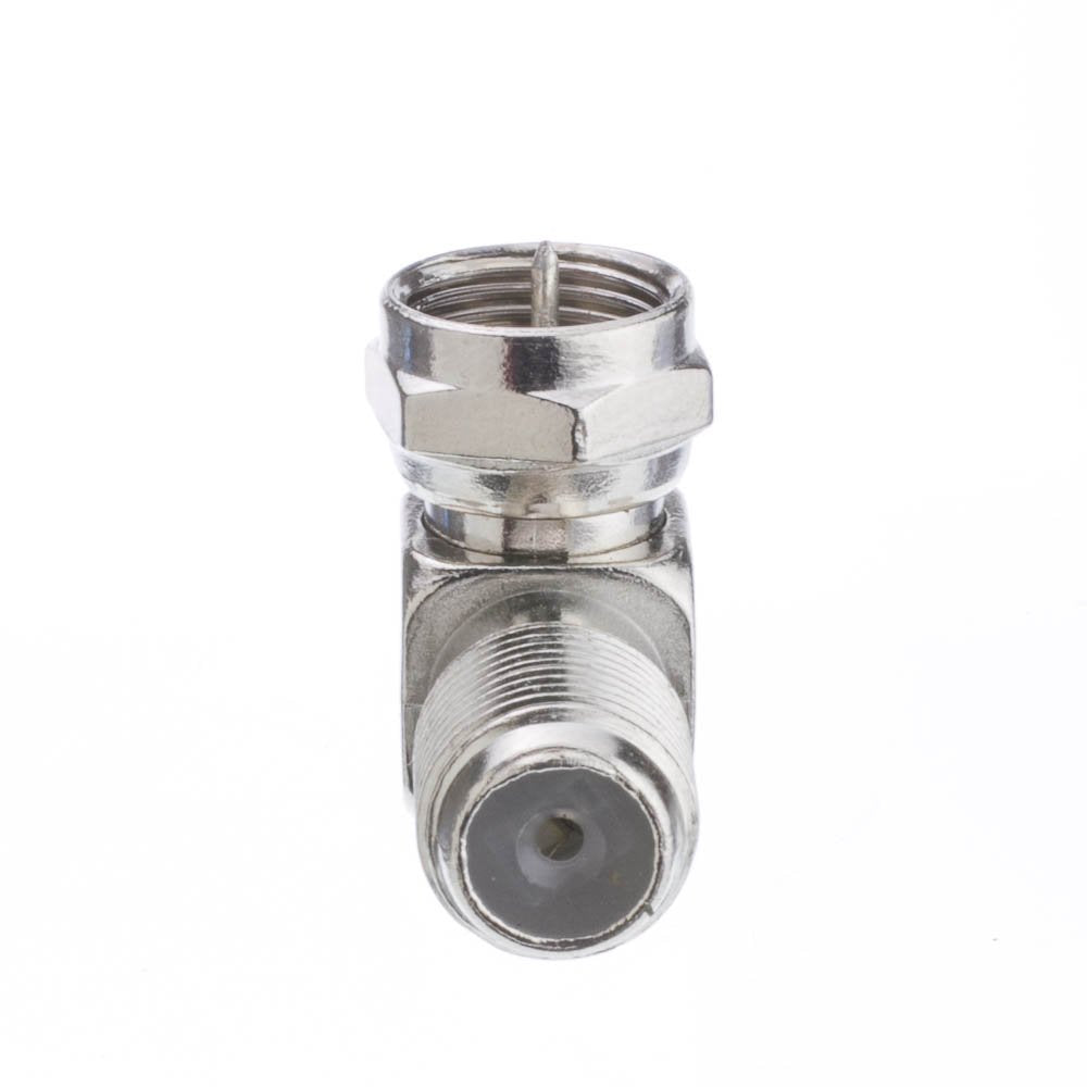 Cablewholesale F Pin Right Angle Male/Female L Adaptor (26255520)