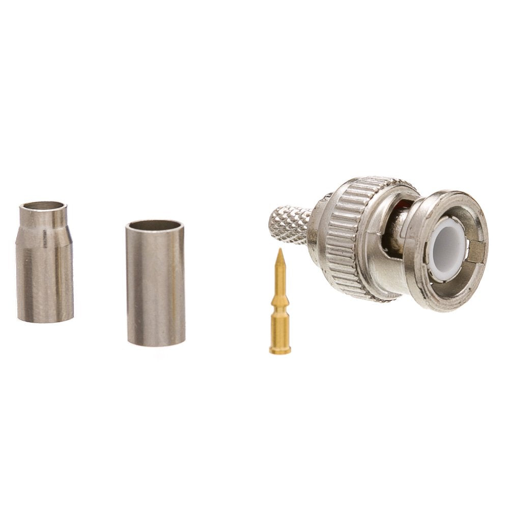 Cablewholesale Rg58 Stranded Bnc Connector, 4 Piece Set