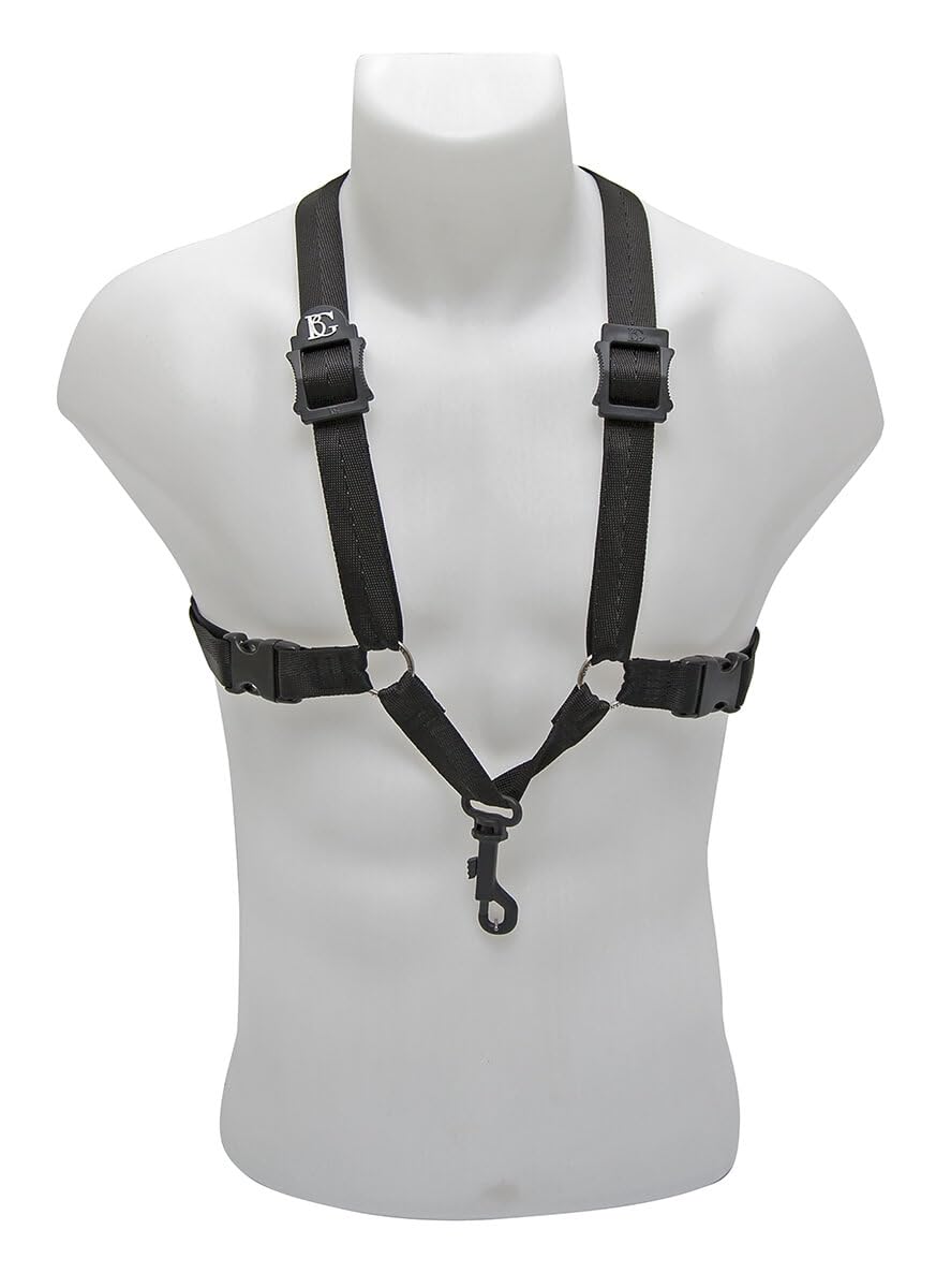 BG(0002698761) BG-S40SH Body Harness for Alto and Tenor Sax, clamp Saxophone Strap (S40SH)