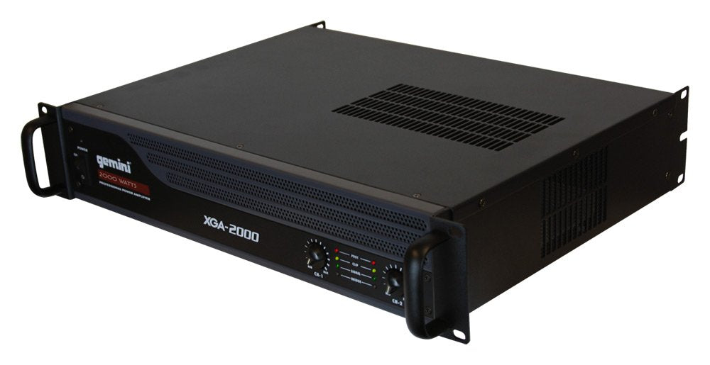 Gemini Xga Series Xga 2000 Professional Quality Pa System Dj Equipment Power Amplifier With 2000 Watt Instant Peak Power