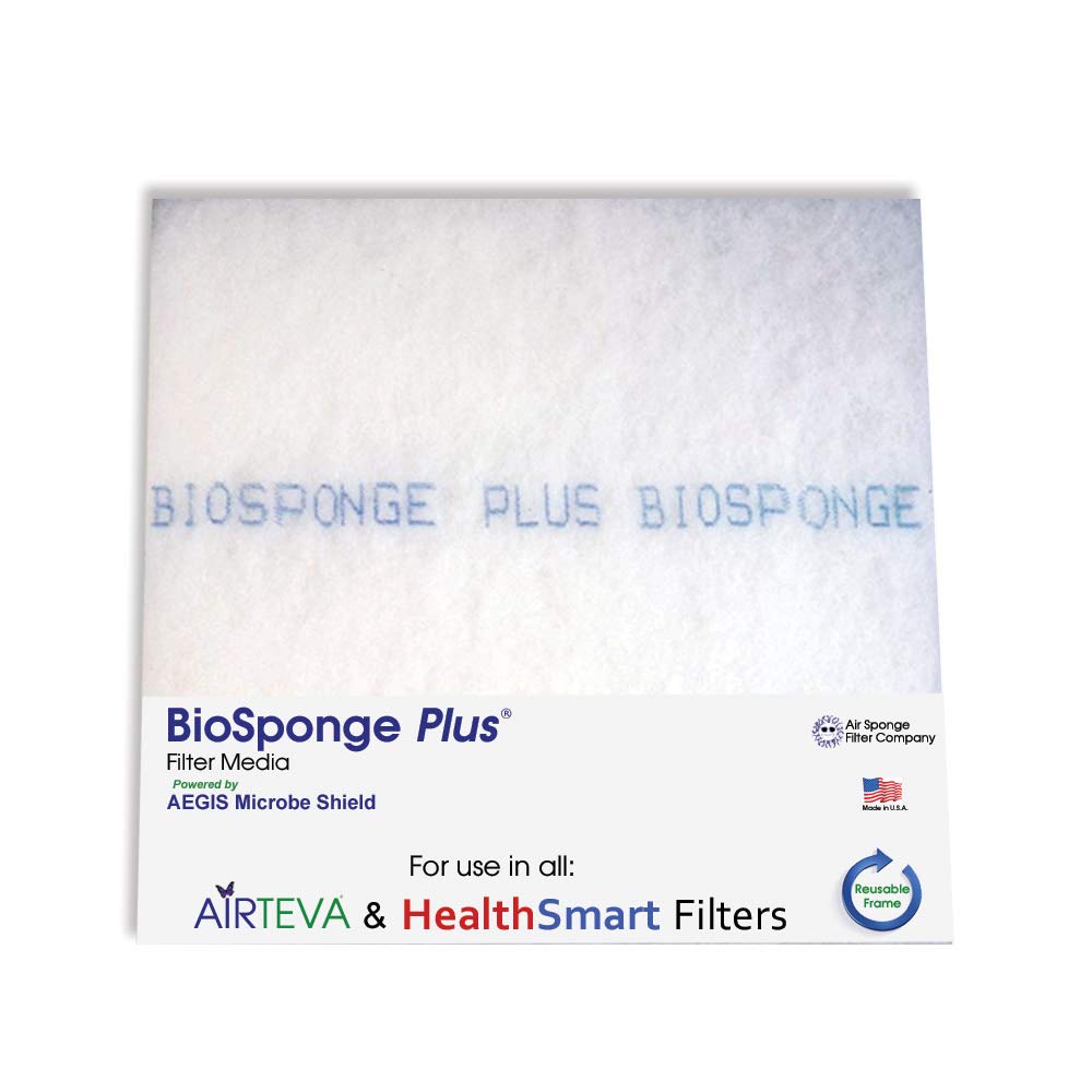 Custom Sized Biosponge Plus Refill(S) For The Airteva & Healthsmart Fi ...