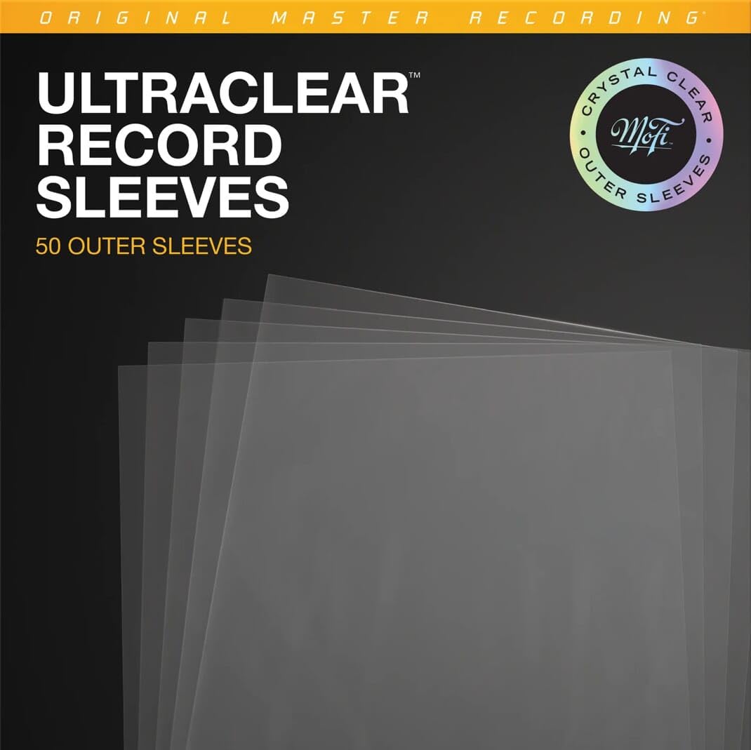 Mobile Fidelity Sound Lab   Ultraclear Record Outer Sleeves (50Pk, Crystal Clear)   Mofi Mfsl