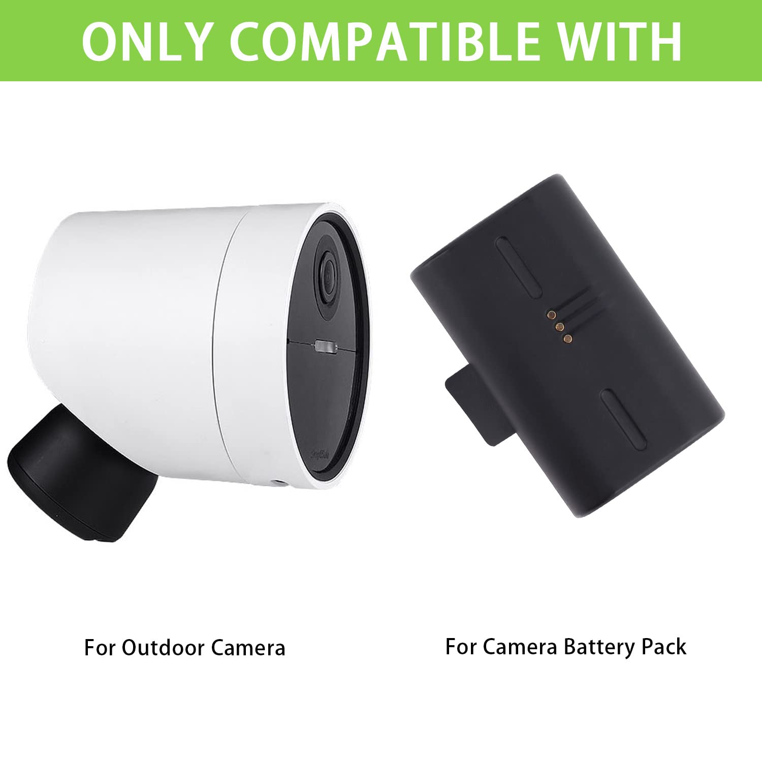Uyodm Charging Station Compatible With Simplisafe Outdoor Camera Battery,Dual Port Charger For Simplisafe Battery Only
