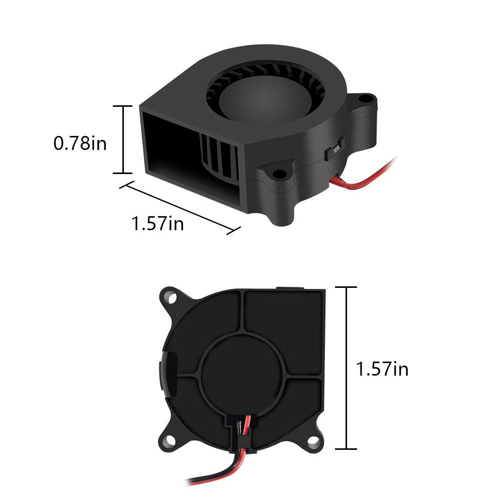 Dorhea 40Mmx40Mmx20Mm Cooling Fan 12V 4020 Blower Dc Brushless Cooling Fan For Cooling 3D Printer Extruder Hotend  High Speed