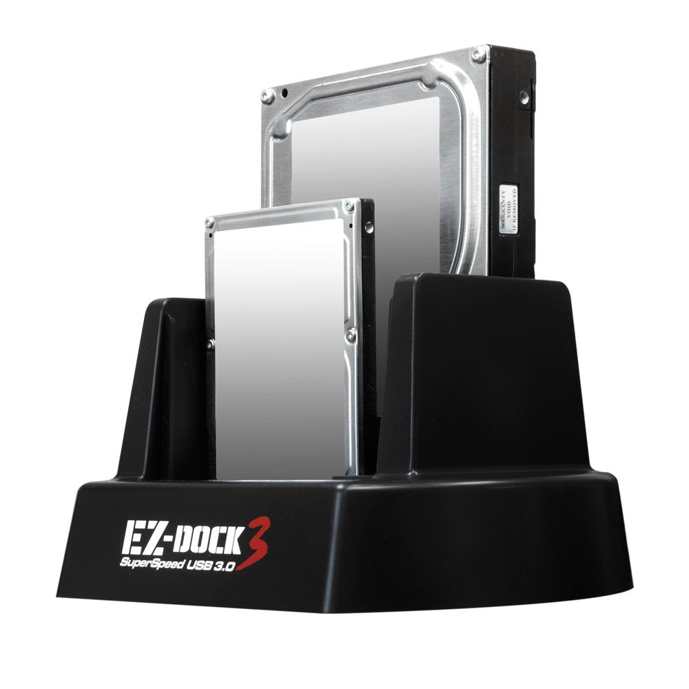 Kingwin USB 3.0 to SATA/SSD Dual Bay Hard Drive Docking Station w/Offline Clone Function. Compatible w/ 2.5   /3.5    Inch SATA 