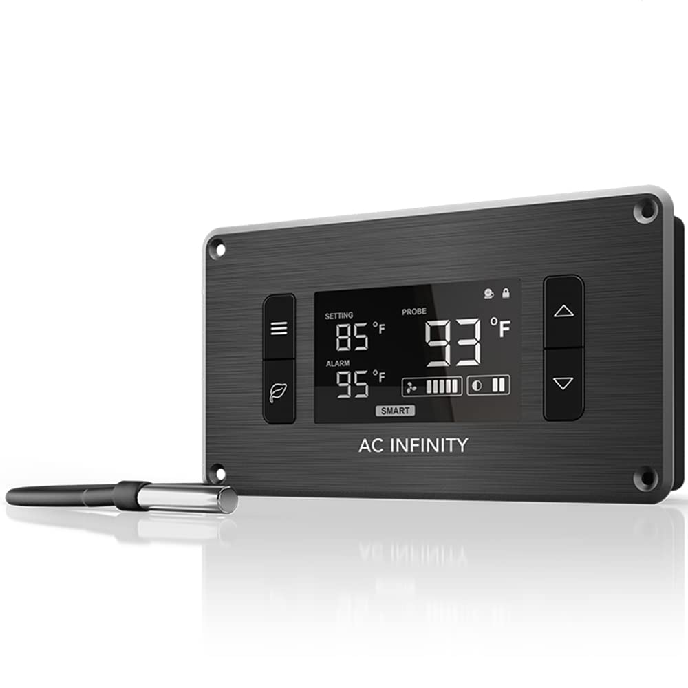 Ac Infinity Controller 2, Fan Thermostat And Speed Controller, Controls Airplate, Multifan, Usb Fans And Devices, For Av Cabinet