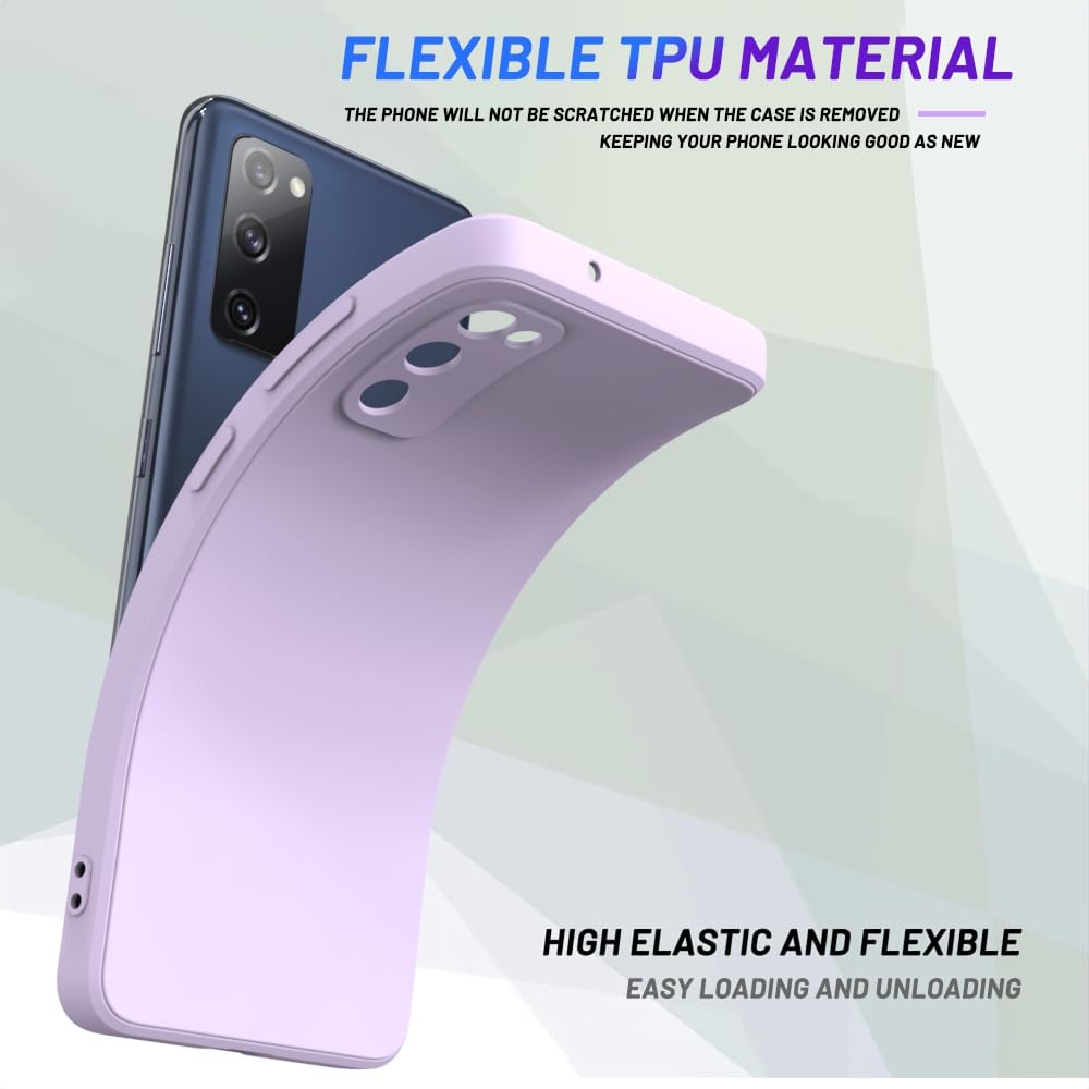 Wogroo For Samsung Galaxy S20 Fe Case Purple, Scratch Resistant With Soft Touch, Slim Thin Phone Cover For Samsung Galaxy S20 Fe
