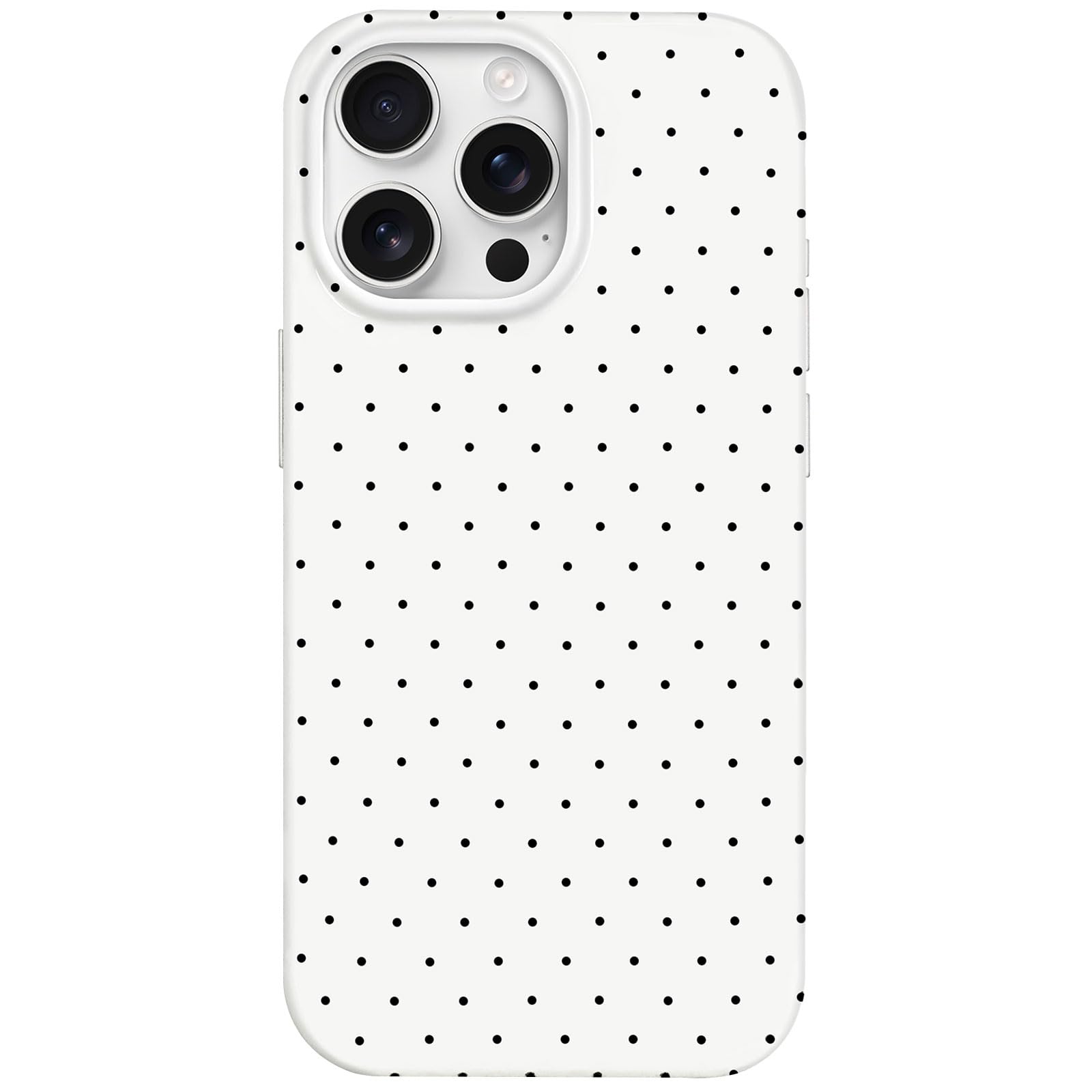 Hython for iPhone 14 Pro Max Case Cute Polka Dot Aesthetic Design Simple Cover 6.7, Thin Slim Anti-Scratch Soft TPU Bumper Shock